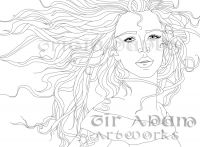Wind in her hair